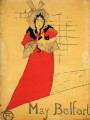 May Belfort postimpresionista Henri de Toulouse Lautrec